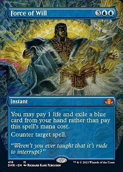 Force of Will Dominaria Remastered Alternate Art
